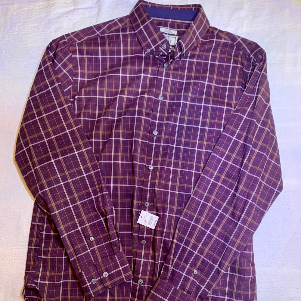NWT Joseph A Bank 1905 Stretch Tailored Fit XL Button down shirt